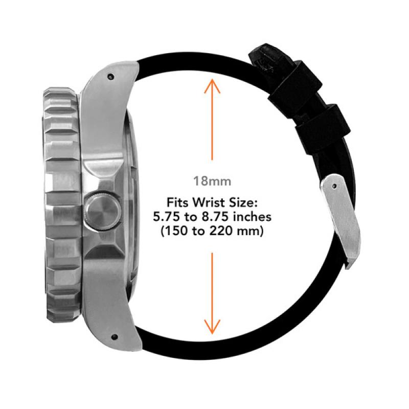 Marathon (Medium) Swiss Made, TSAR Quartz Military Divers Watch with Sapphire Crystal