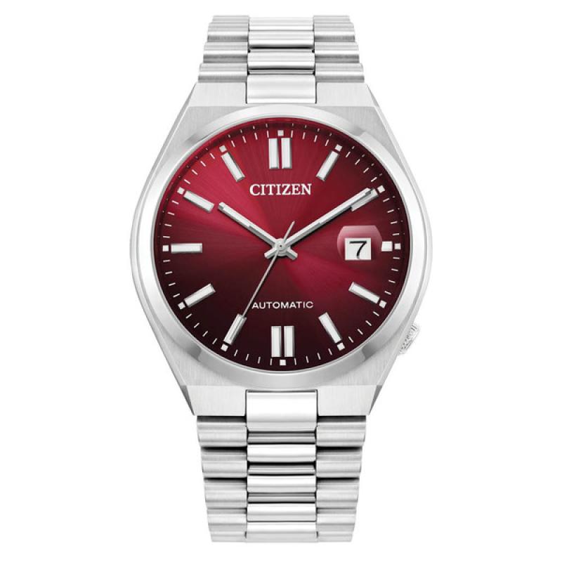 Citizen Tsuyosa Sports Automatic with Sunray Burgundy Dial
