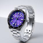 Henry Archer Nordso Automatic Dive Watch with Cosmic Purple Dial