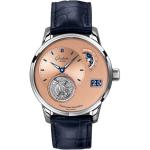 1-93-03-01-03-61 Panolunar Tourbillon Rosé Opalin On Leather Strap