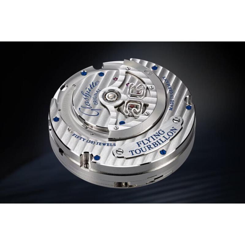 1-93-03-01-03-61 Panolunar Tourbillon Rosé Opalin On Leather Strap