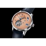 1-93-03-01-03-61 Panolunar Tourbillon Rosé Opalin On Leather Strap
