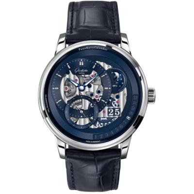 1-92-11-01-03-61 PanomaticCalendar on Leather Strap