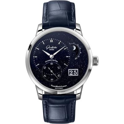 1-92-14-01-03-61 PanoMaticLunar on Leather Strap