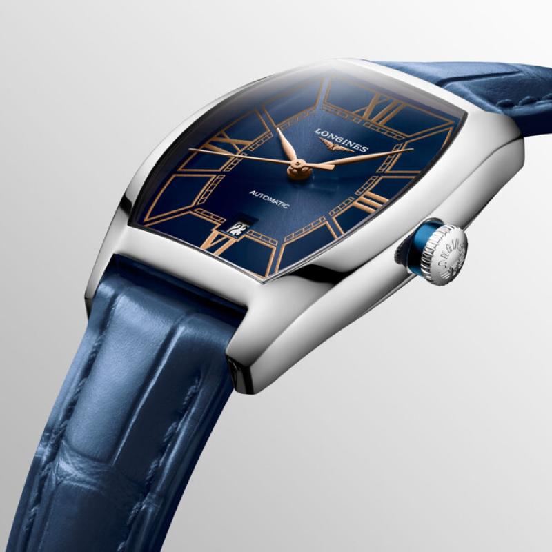 Evidenza Blue Dial on Strap L2.142.4.96.2