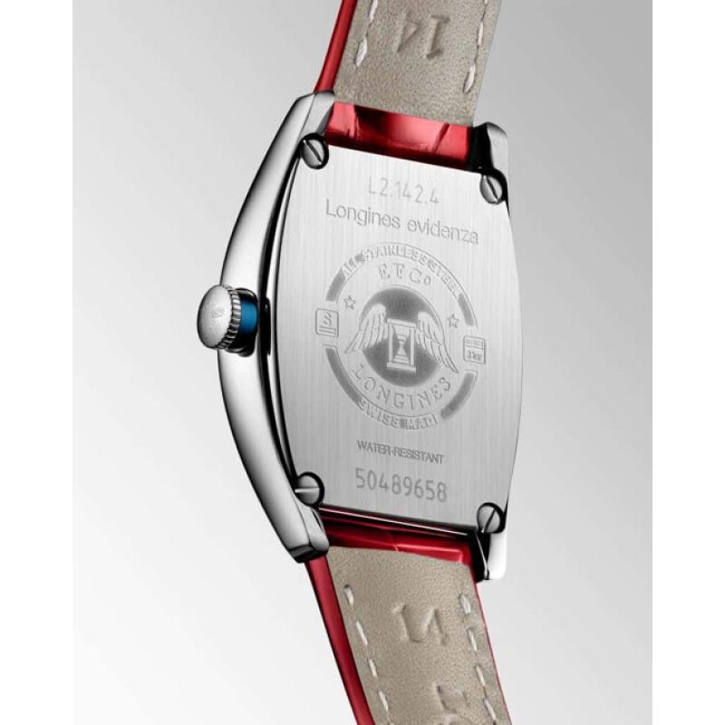 Evidenza Silver Dial on Strap L2.142.4.76.2