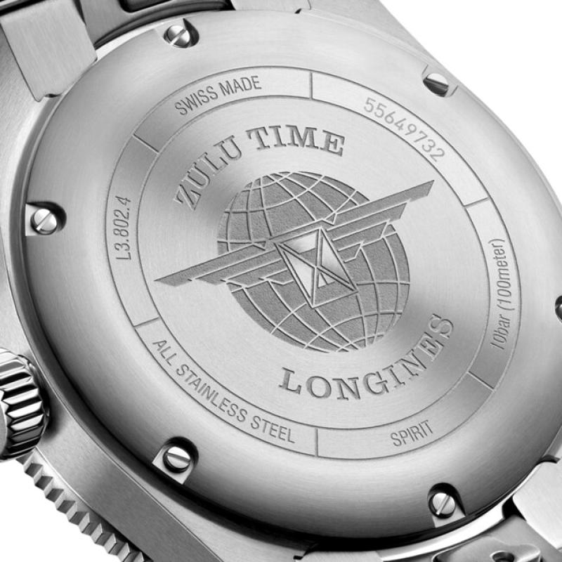 Longines L3.802.4.93.6 Spirit Zulu Time 39mm