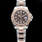 Yacht-Master 40 116621-0001 Rose Gold Chocolate Dial