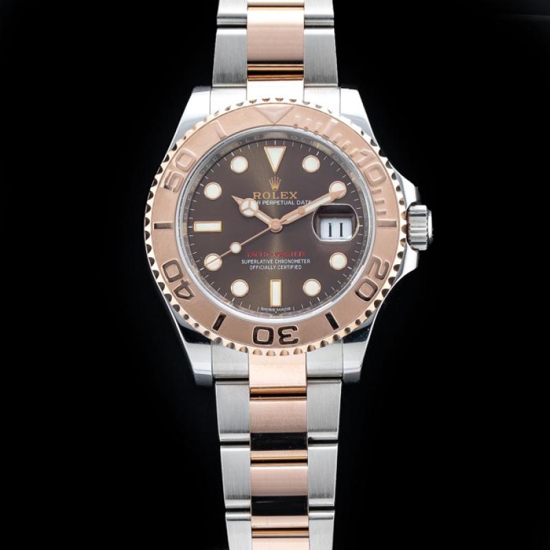 Yacht-Master 40 116621-0001 Rose Gold Chocolate Dial
