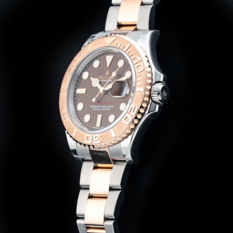 Yacht-Master 40 116621-0001 Rose Gold Chocolate Dial