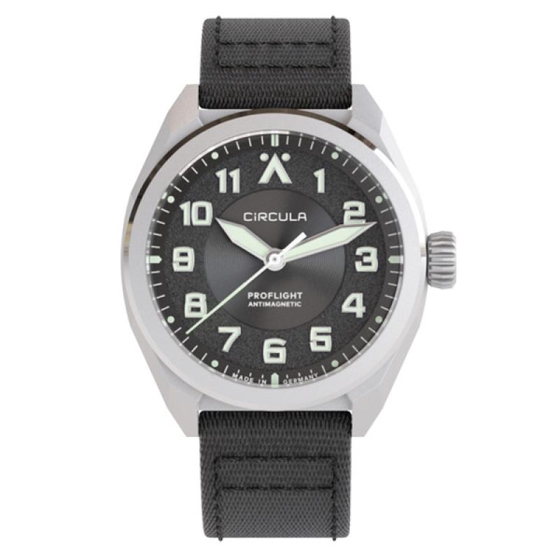 Circula ProFlight Automatic Pilot Watch with Anthracite Dial