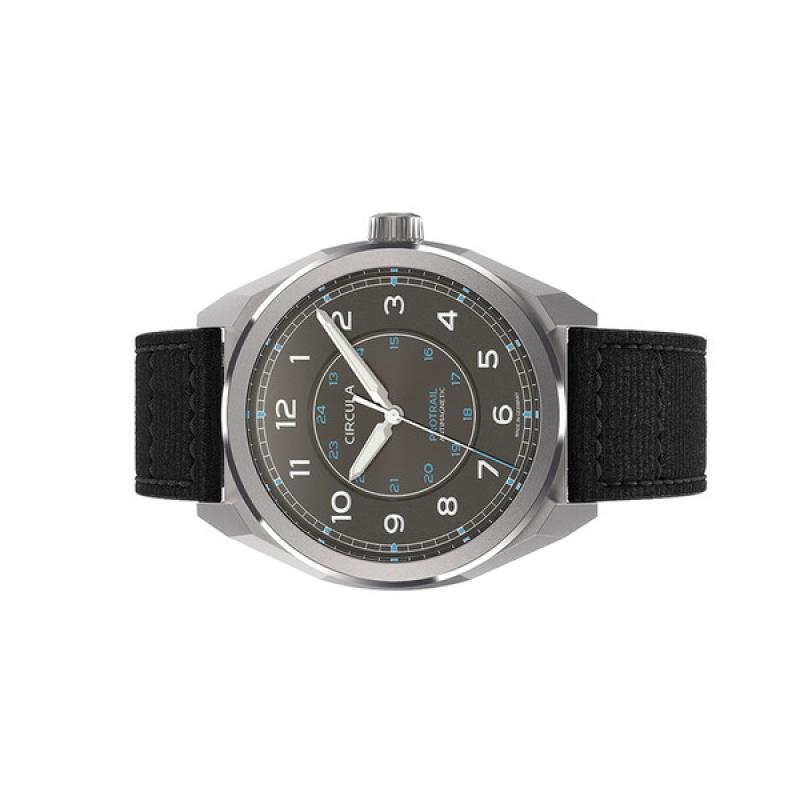 Circula ProTrail Automatic Field Watch with Grey Dial