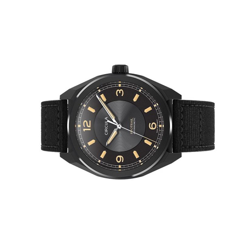 Circula ProTrail Automatic Field Watch with Black Dial (LE)