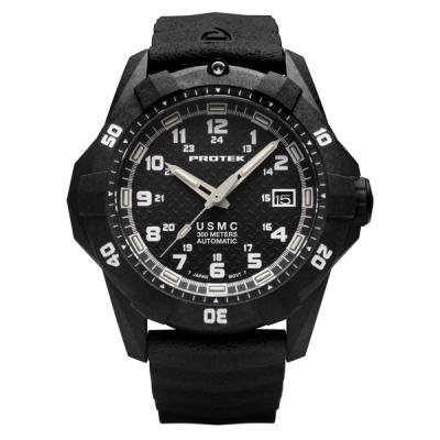 Protek USMC Automatic Tritium Dive Watch with Black Dial