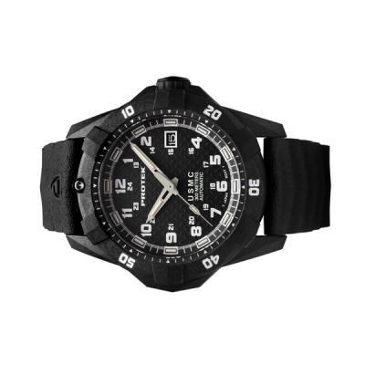 Protek USMC Automatic Tritium Dive Watch with Black Dial