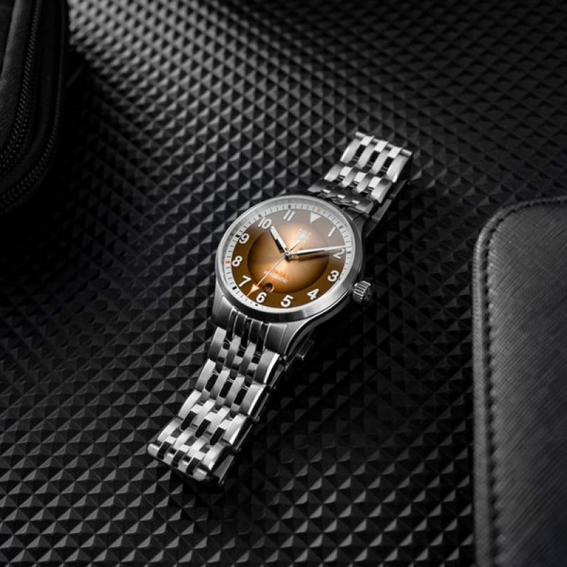 Second Hour Sattelberg Mk2 Watch with Copper Dial