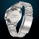 KUOE Sombrero 90-011 Black Linen Textured Dial Watch