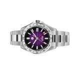 San Martin 39mm Automatic GMT Watch with Purple Sand Dial
