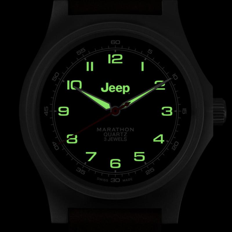 Jeep x Marathon 41mm Willys SSGPQ Officers Swiss Quartz Watch