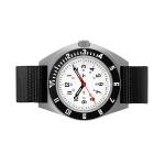 Marathon Swiss 41mm Arctic Steel Navigator (no date) with Tritium Tubes on Ballistic Strap
