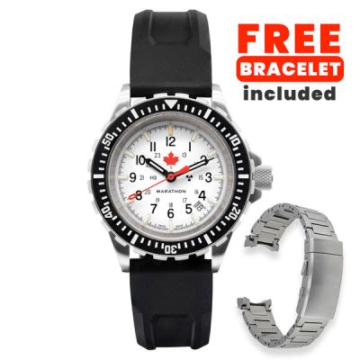 Marathon 41MM LE ADANAC Arctic Red Maple Diver's Automatic (GSAR) Watch