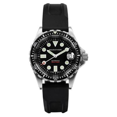 Marathon 36mm Automatic OSAR-D with Black Dial and Rubber Strap