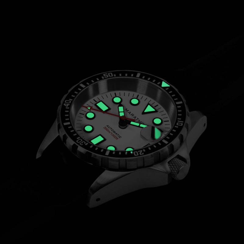 Marathon 36mm Automatic OSAR-D with Arctic Dial and Rubber Strap