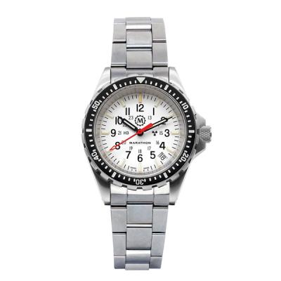 Marathon (Medium) Swiss Made, Arctic TSAR Quartz Military Divers Watch with Sapphire Crystal