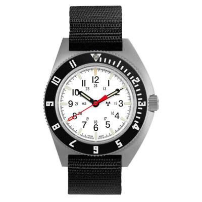 Marathon Swiss 41mm Automatic Arctic (No-Date) Navigator on Ballistic Nylon
