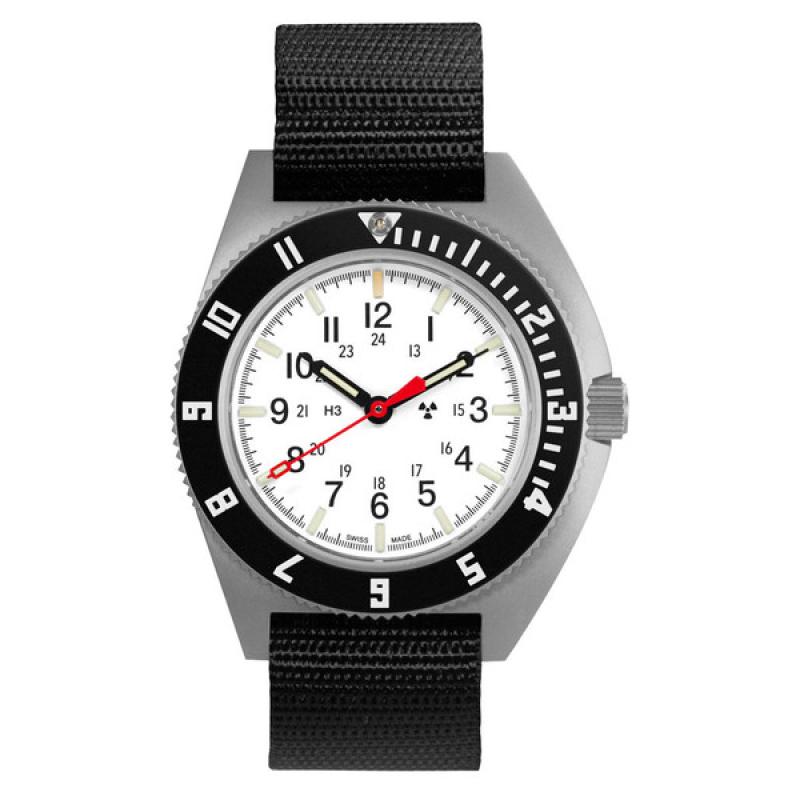 Marathon Swiss 41mm Automatic Arctic (No-Date) Navigator on Ballistic Nylon