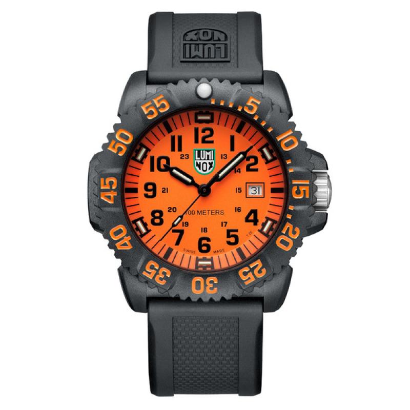Luminox G Sea Lion 44mm Orange Dial