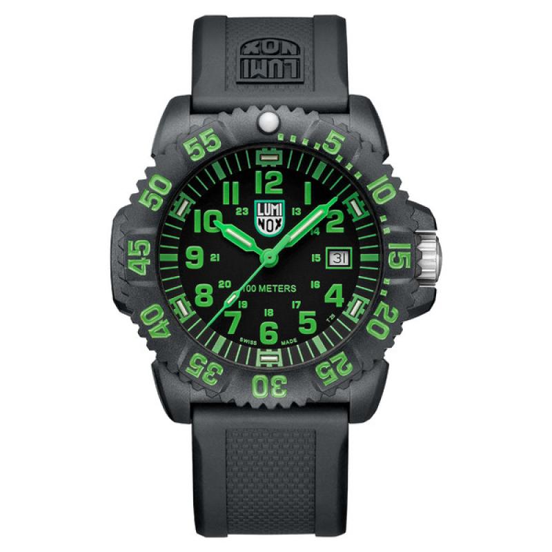 Luminox G Sea Lion Black & Green Tritium Watch