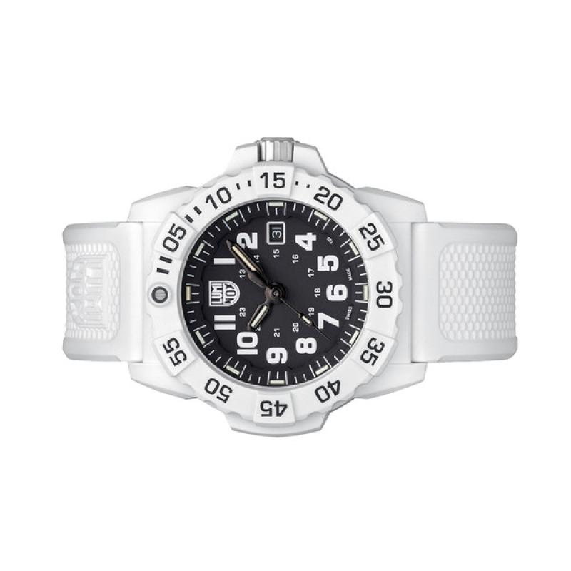 Luminox Navy SEAL Arctic White Black Dial Military